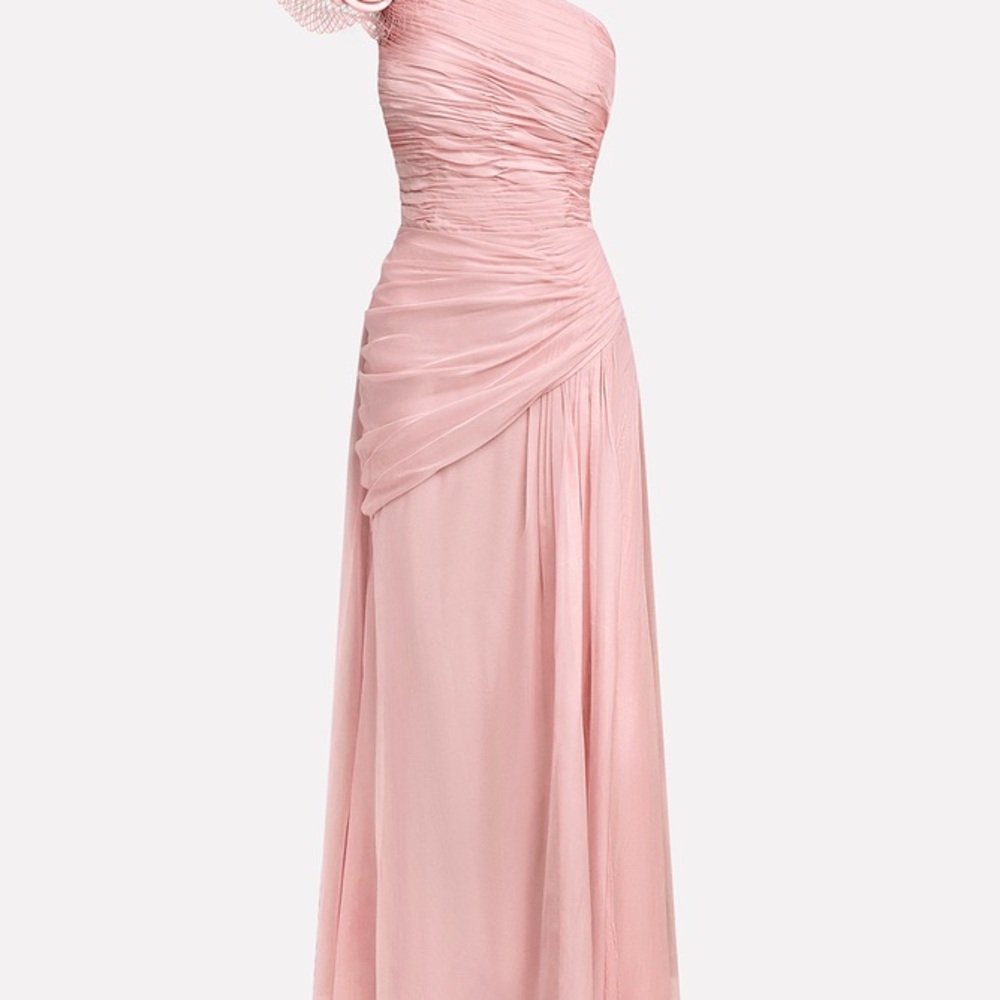 Elegant Pink Evening Gown